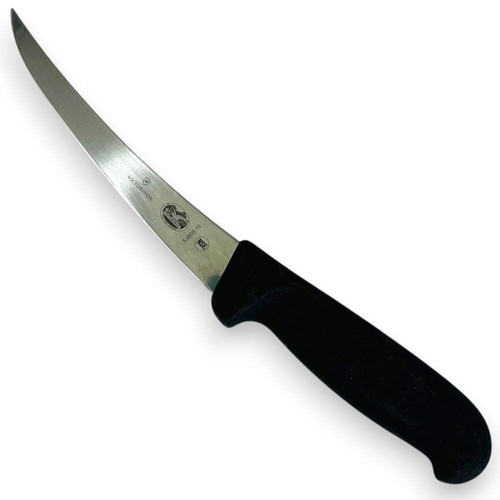 Victorinox 5.6603.15-X3 Curved Boning Knife w/ 6" Blade Fibrox® Nylon Handle